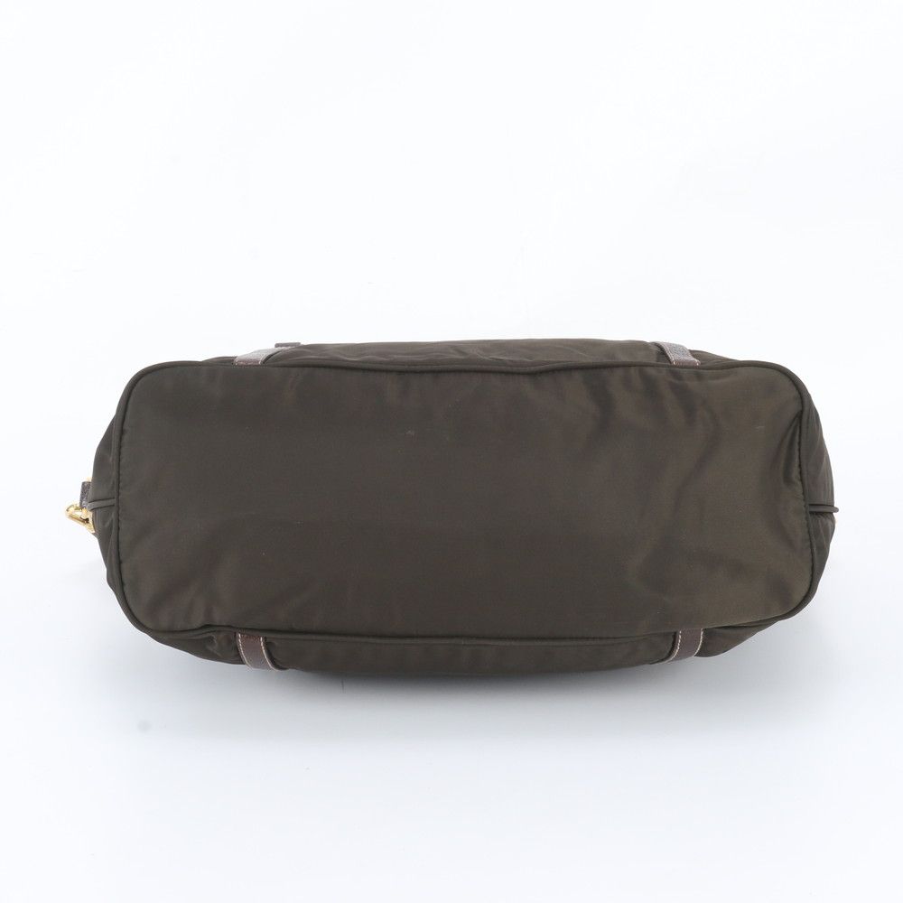 Prada Tessuto Nylon Triangle Logo 2-Way Shoulder Bag Crossbody Tote — view 7