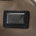 Fendi Zucchino Pouch Leather Handbag — view 8