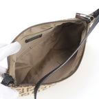 Fendi Zucchino Pouch Leather Handbag — view 7