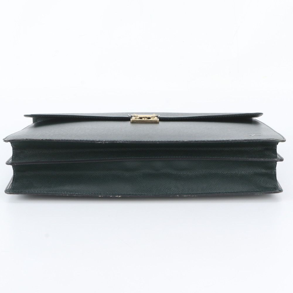 Louis Vuitton Taiga Serviette Moskova Leather Business Document Tote — view 6