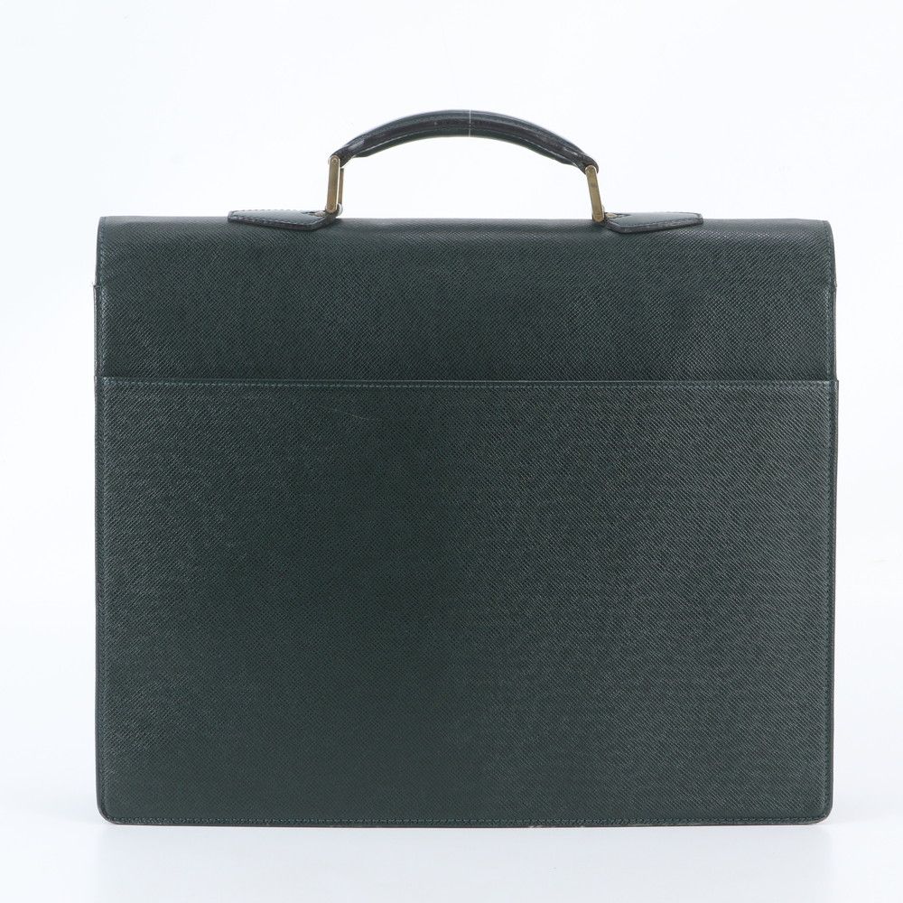 Louis Vuitton Taiga Serviette Moskova Leather Business Document Tote — view 3