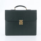 Louis Vuitton Taiga Serviette Moskova Leather Business Document Tote