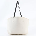 Prada Leather Canvas Canapa Monkey Shoulder Bag Hand — view 4