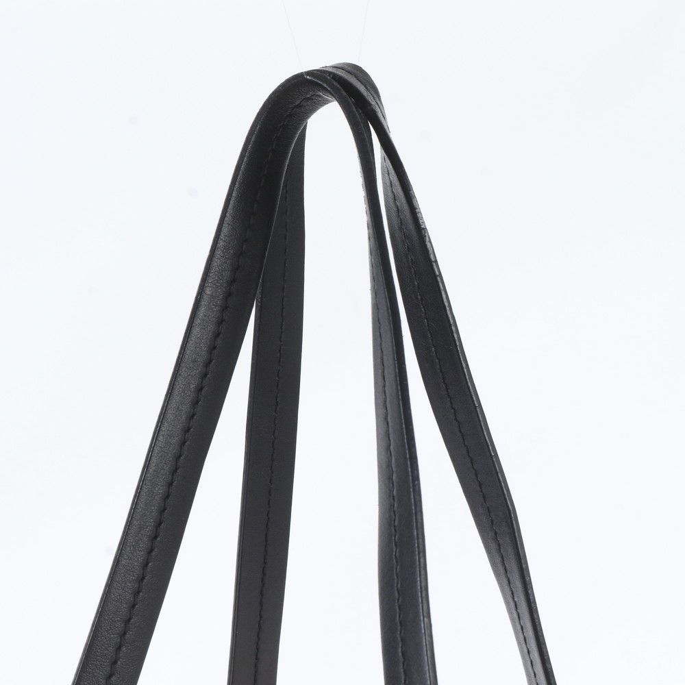 Prada Leather Canvas Canapa Monkey Shoulder Bag Hand — view 3
