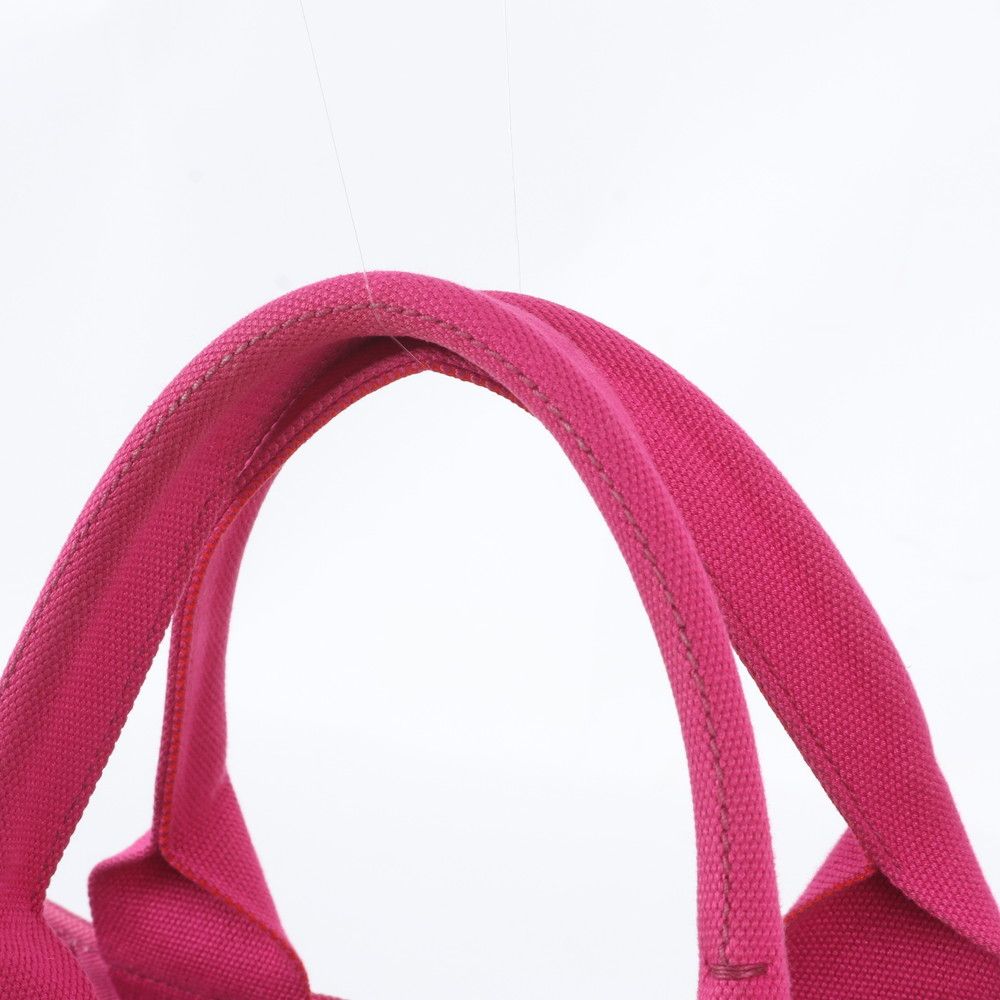 Prada Canapa Triomphe Tote Hand Leather Pink Uim with — view 2