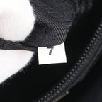 Prada Tessuto Nylon Leather Handbag Black — view 9
