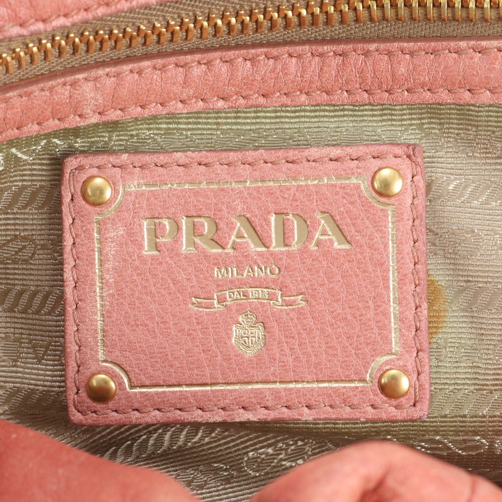 Prada Included Leather 2-Way Shoulder Bag Crossbody Hand Tote — view 9