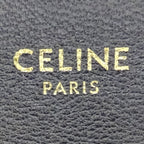 Celine Shoulder Bag Trio Large Leather Black Going Out Adults Simple — view 7
