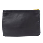 Celine Shoulder Bag Trio Large Leather Black Going Out Adults Simple — view 2