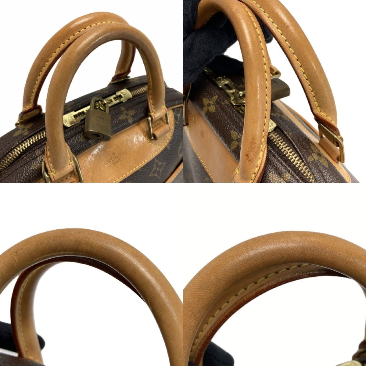 Louis Vuitton Monogram Trouville Handbag Cloth — view 6