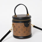 Louis Vuitton Cannes Shoulder Bag Monogram Reverse Brown Black — view 3