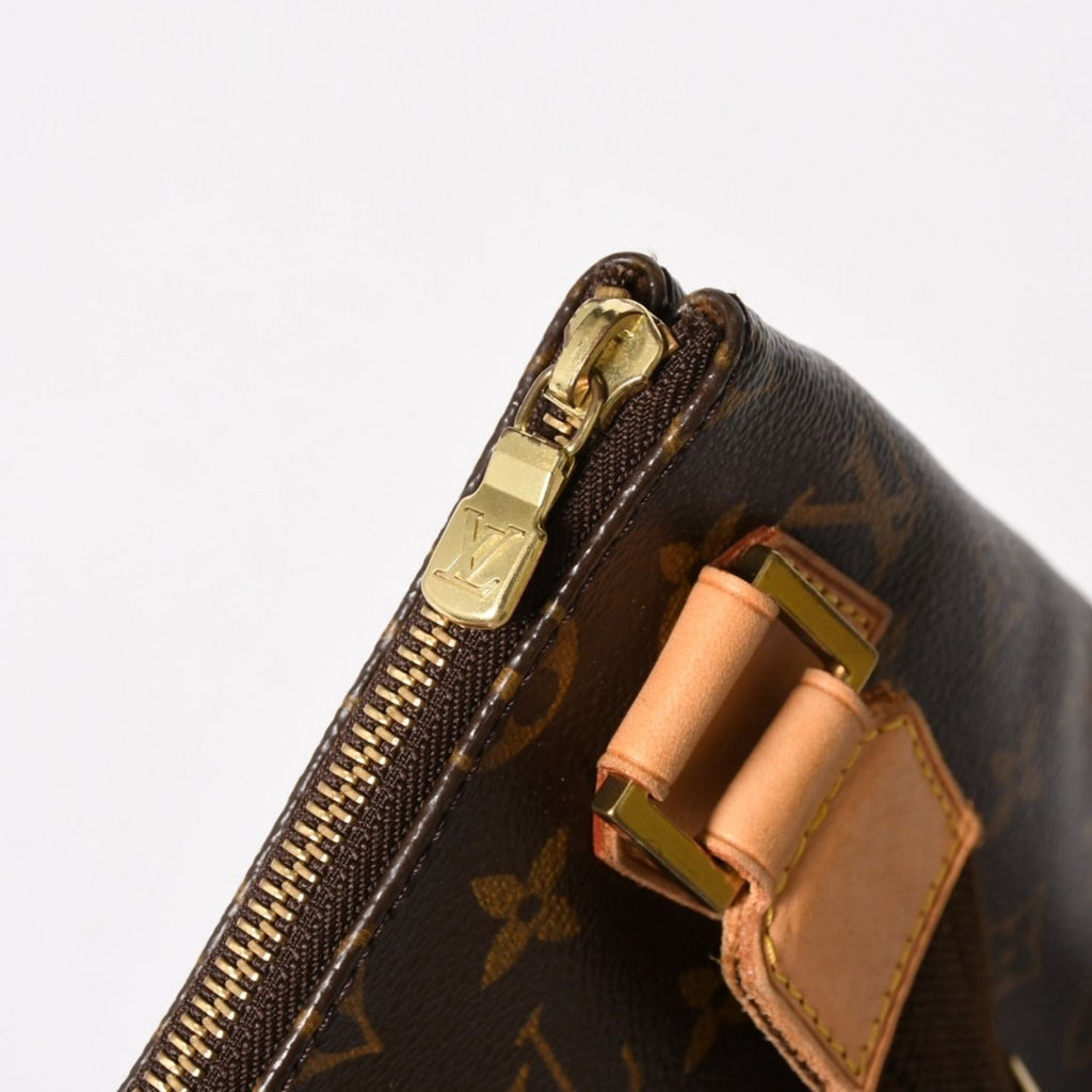 Louis Vuitton Pochette Bosphore Shoulder Bag Monogram Canvas Brown Gold — view 5