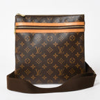 Louis Vuitton Pochette Bosphore Shoulder Bag Monogram Canvas Brown Gold