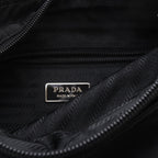 Prada Nylon Crossbody Shoulder Bag Black — view 6