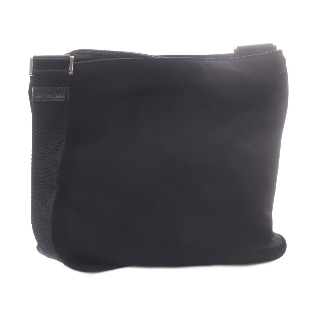 Prada Nylon Crossbody Shoulder Bag Black — view 2
