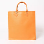 Louis Vuitton Sac Plat GM Tote Bag Business Square Shape Epi Leather Orange Gold — view 2