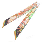 Hermes Twilly Scarf Dance Pacific Pacifique Silk Multicolor — view 4
