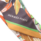 Hermes Twilly Scarf Dance Pacific Pacifique Silk Multicolor — view 3