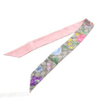 Gucci Scarf Neck Bow GG Flora Beige Pink — view 5