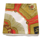 Hermes Scarf Carre 90 Poste Et Cavalerie Silk Red White — view 6
