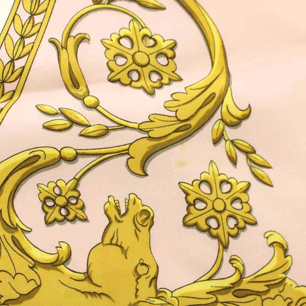 Hermes la Promenade de Longchamps Walk to Long Chien Carre 90 Scarf All Over — view 7