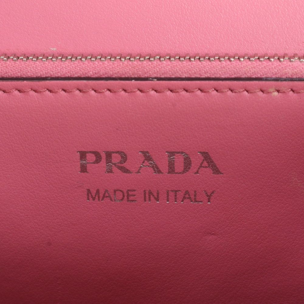 Prada Saffiano Leather 2-Way Chain Shoulder Bag Crossbody Tote — view 9