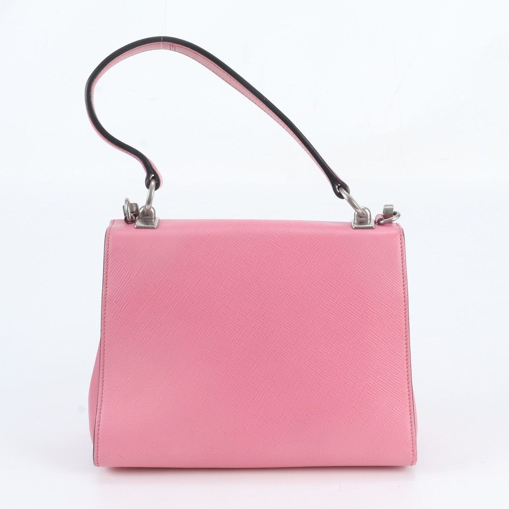 Prada Saffiano Leather 2-Way Chain Shoulder Bag Crossbody Tote — view 4