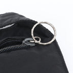 Prada White Tessuto Nylon Triangle Logo Leather Shoulder Bag Crossbody Messenger — view 9