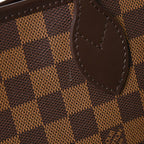 Louis Vuitton Neverfull GM Tote Bag Damier Ebene Brown Vintage Gold — view 8