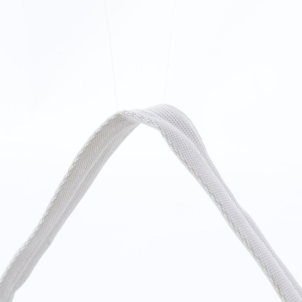 Prada White Tag Tessuto Nylon Triangle Logo Leather Shoulder Bag — view 2