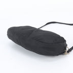 Prada White Tessuto Nylon Triangle Logo Shoulder Bag Po — view 4