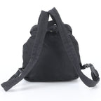 Prada White Tessuto Nylon Triangle Logo Leather Backpack — view 2
