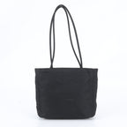 Prada White Tessuto Nylon Triangle Logo Tote Shoulder Hand — view 3