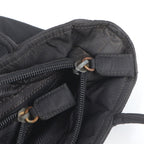 Prada White Tessuto Nylon Triangle Logo Tote Shoulder Hand — view 8