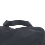 Prada White Tessuto Nylon Triangle Logo Leather Backpack — view 2