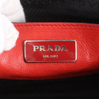 Prada Included White Triangle Logo Leather 2-Way Shoulder Bag Crossbody — view 9
