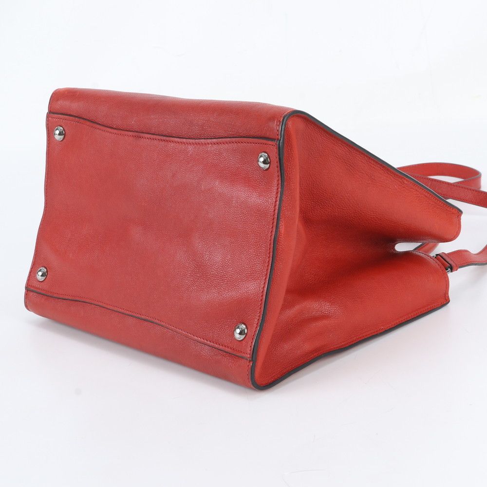 Prada Included White Triangle Logo Leather 2-Way Shoulder Bag Crossbody — view 5