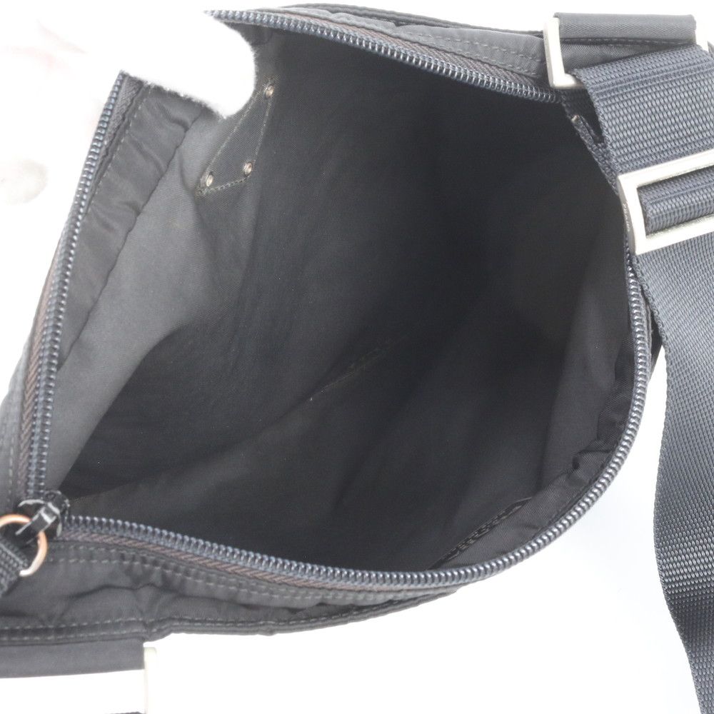 Prada White Tessuto Nylon Triangle Logo Shoulder Bag Crossbody Messenger — view 7