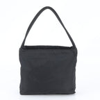 Prada White Tessuto Nylon Triangle Logo Tote Shoulder Hand — view 3