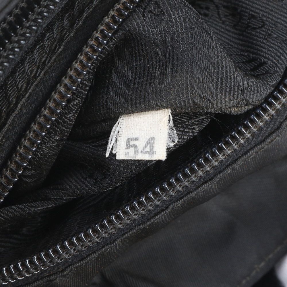 Prada White Tessuto Nylon Triangle Logo Tote Shoulder Hand — view 9