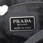 Prada White Tessuto Nylon Triangle Logo Tote Shoulder Hand — view 8
