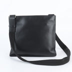 Prada White Tag Leather Shoulder Bag Crossbody Messenger Business Tote