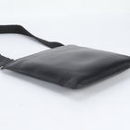 Prada White Tag Leather Shoulder Bag Crossbody Messenger Business Tote — view 5