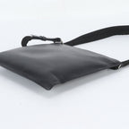 Prada White Tag Leather Shoulder Bag Crossbody Messenger Business Tote — view 4