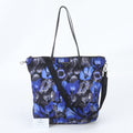 Prada Tessuto Nylon Triangle Logo Leather 2-Way Shoulder Bag Tote