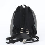 Prada White Tessuto Nylon Triangle Logo Backpack — view 3