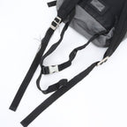 Prada White Tessuto Nylon Triangle Logo Backpack — view 9
