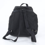 Prada White Tessuto Nylon Triangle Logo Leather Backpack Shoulder — view 3