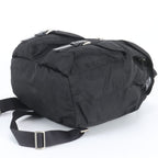 Prada White Tessuto Nylon Triangle Logo Leather Backpack Shoulder — view 4