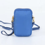 Prada White Tessuto Nylon Triangle Logo Smartphone Pouch Leather 2-Way Shoulder — view 3